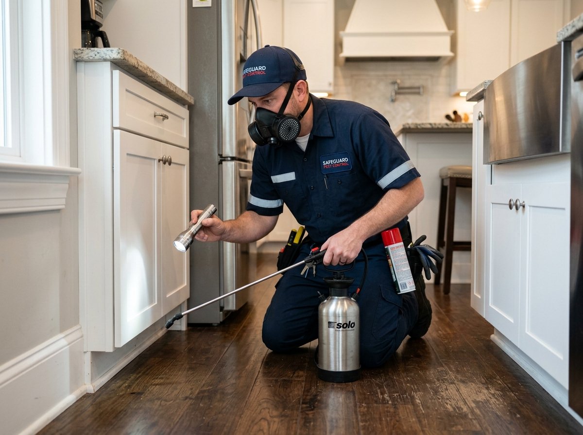 Pest Control Specialist at Work